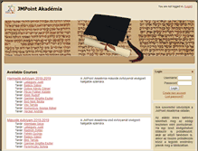 Tablet Screenshot of akademia.jmpoint.hu